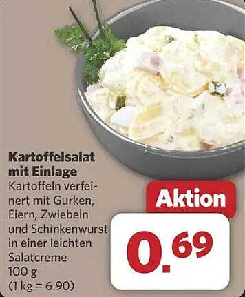 Kartoffelsalat mit Einlage