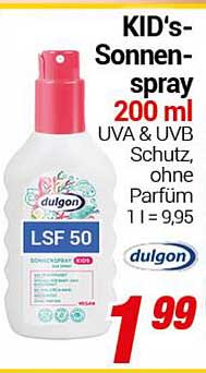 KID's Sonnen-spray 200 ml - LSF 50