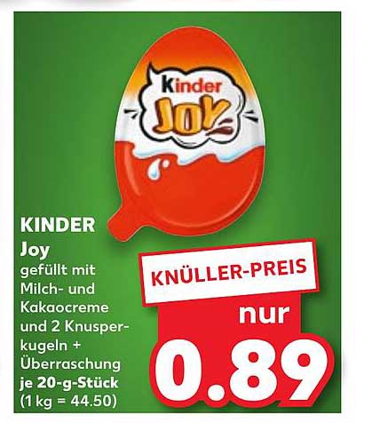 KIND Kleines Überraschungsei – Kinder Joy