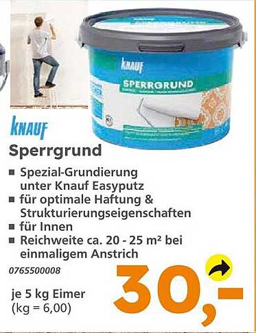 Knauf Sperrgrund - Spezial-Grundierung für Ihre Innenprojekte