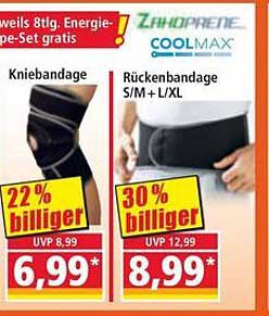 Kniebandage - 22% billiger