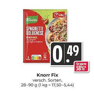Knorr Fix Spaghetti Bolognese