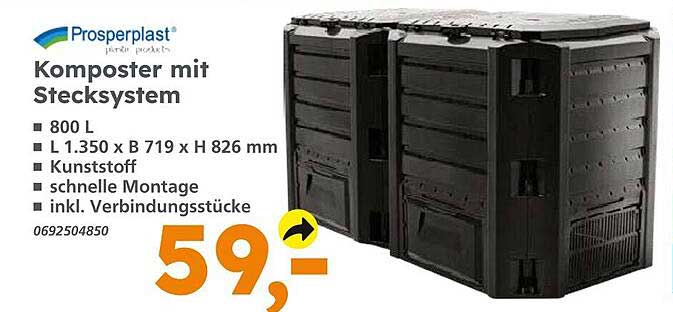 Komposter mit Stecksystem 800 L