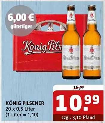 KÖNIG PILSENER 20 x 0,5 Liter