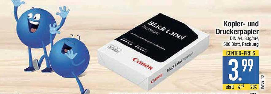 Kopier- und Druckerpapier Black Label Premium - 500 Blatt