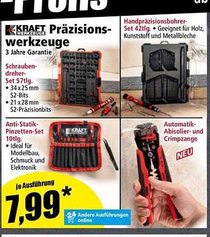 KRAFT Präzisionswerkzeuge - Schraubendreher-Set 57tlg.