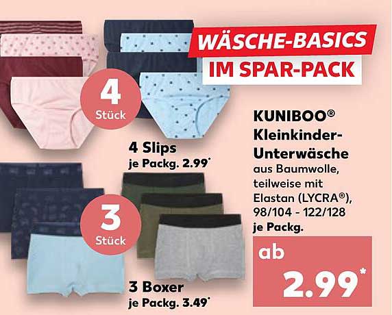 KUNIBOO® Kleinkinder-Unterwäsche im Spar-Pack