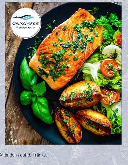 Lachsfilet mit frischen Kräutern - Deutsche See