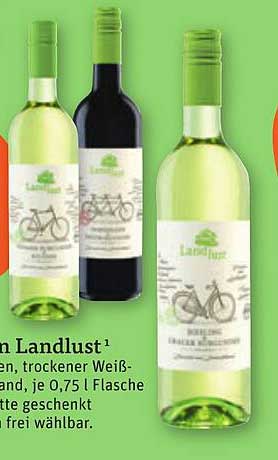 Landlust Wein – Trocken, 0,75 l Flasche, frei wählbar