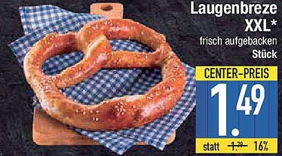 Laugenbreze XXL* frisch aufgebacken Stück