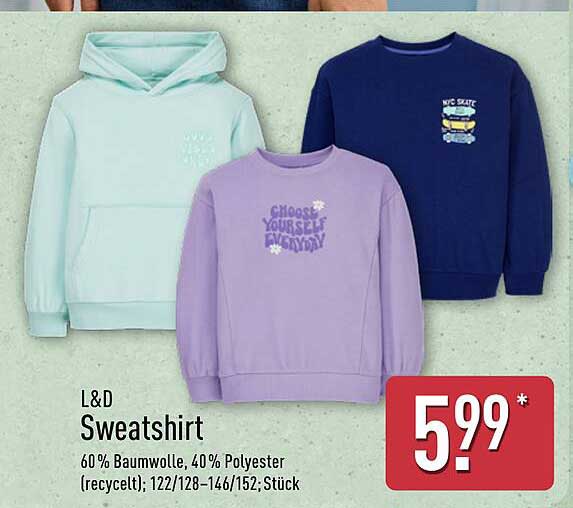 L&D Sweatshirt für nur 5,99€