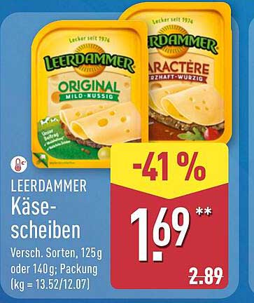 LEERDAMMER Käse-Scheiben