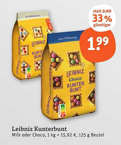 Leibniz Kunterbunt 125 g