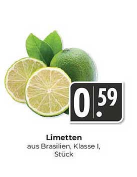 Limetten aus Brasilien, Klasse I, Stück