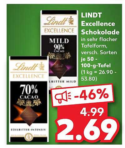 LINDT Excellence Schokolade