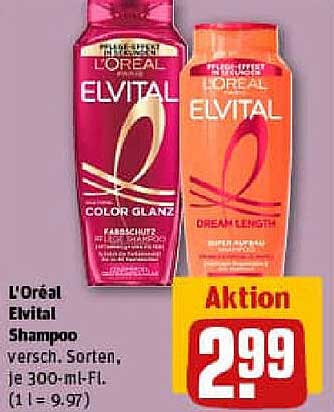 L'Oréal Elvital Shampoo - verschiedene Sorten