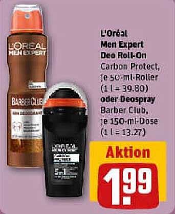 L'Oréal Men Expert Deo Roll-On Carbon Protect