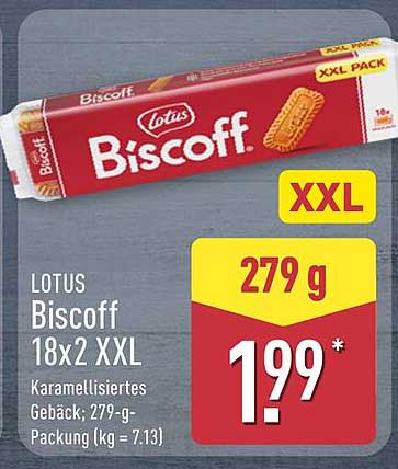 LOTUS Biscoff 18x2 XXL
