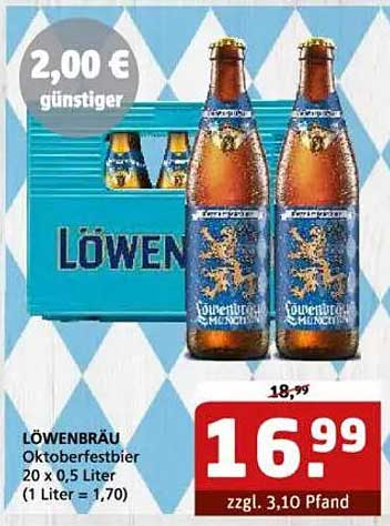 LÖWENBRÄU Oktoberfestbier 20 x 0,5 Liter