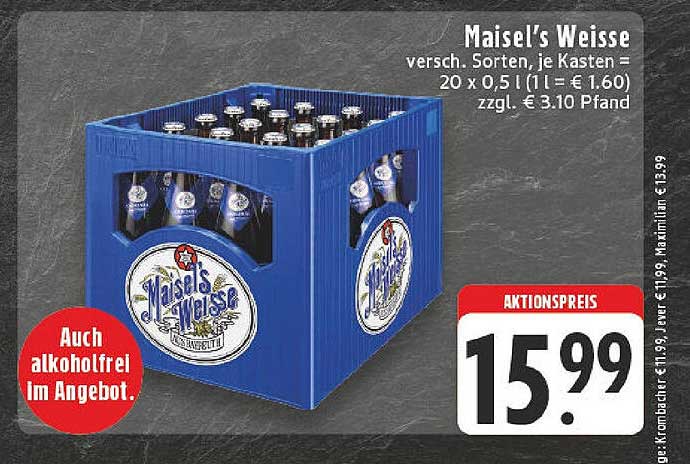 Maisel's Weisse - Verschiedene Sorten im Aktionspreis
