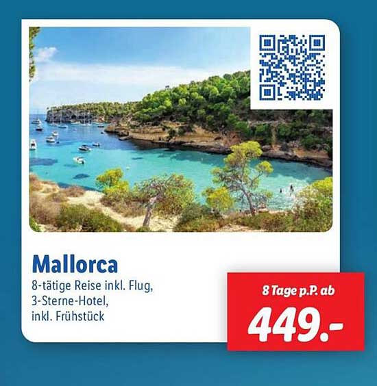 Mallorca – 8-tägige Reise inkl. Flug, 3-Sterne-Hotel, inkl. Frühstück
