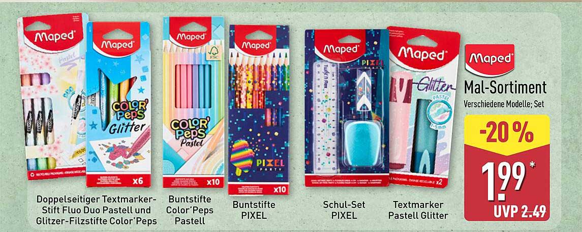 Maped Mal-Sortiment – Verschiedene Modelle; Set