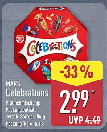 MARS Celebrations Pralinenmischung 186g