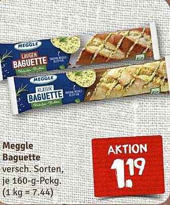 Meggle Baguette - Verschiedene Sorten, je 160-g-Päckchen