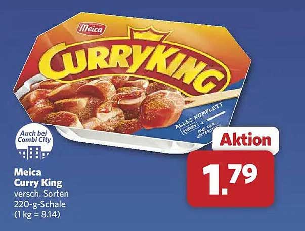 Meica Curry King verschiedene Sorten 220-g-Schale