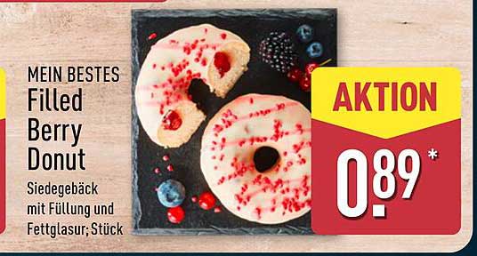 Mein Bestes Filled Berry Donut