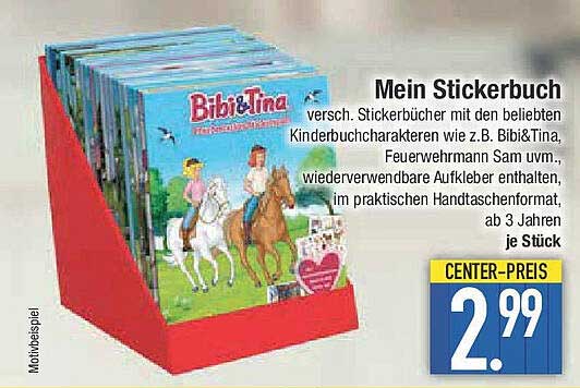 Mein Stickerbuch - Bibi & Tina und Freunde