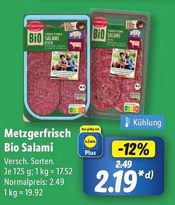 Metzgerfrisch Bio Salami