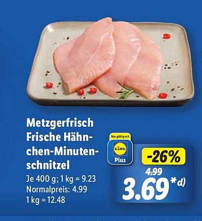 Metzgerfrisch Frische Hähnchen-Minutensteaks
