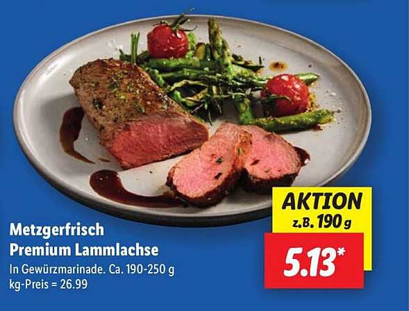 Metzgerfrisch Premium Lammlachse
