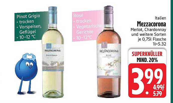 Mezzacorona Wein - Pinot Grigio und Rosé