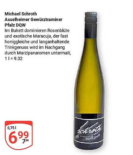 Michael Schroth Asselheimer Gewürztraminer Pfalz DQW