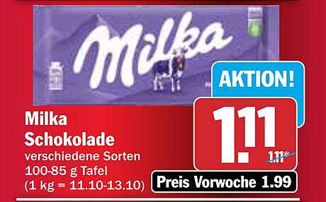 Milka Schokolade verschiedene Sorten 100-85 g Tafel