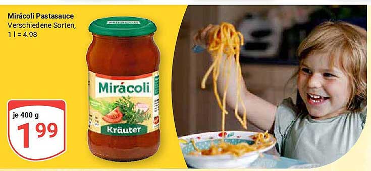 Mirácoli Pastasauce - Verschiedene Sorten