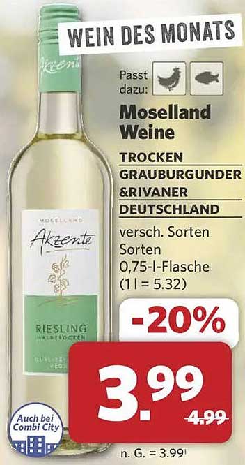 Moselland Weine - Riesling, Grauburgunder & Rivaner