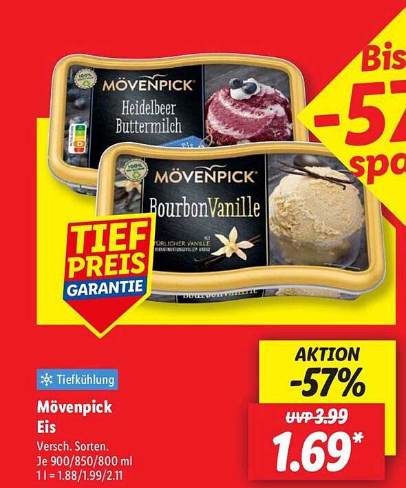 Mövenpick Eis - Heidelbeer Buttermilch & Bourbon Vanille
