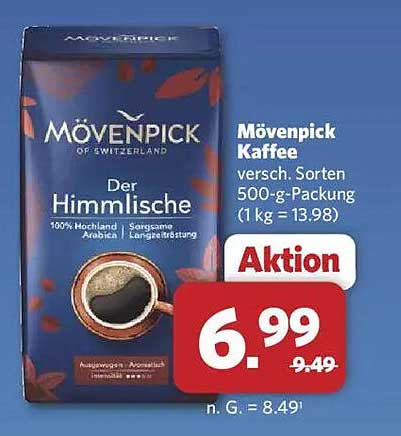 Mövenpick Kaffee Der Himmlische 500-g-Packung