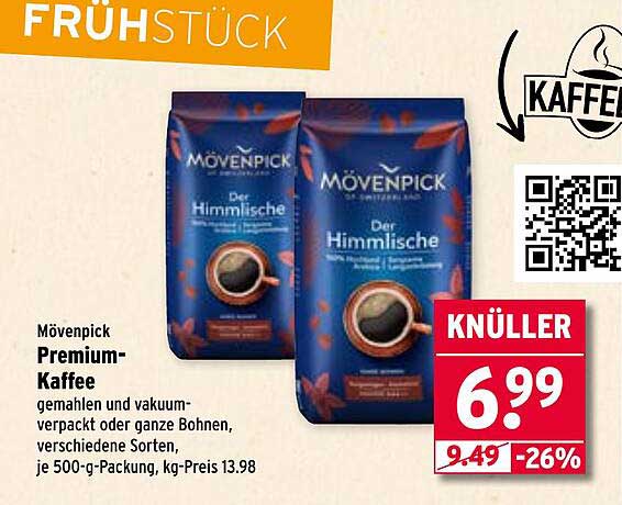 Mövenpick Premium-Kaffee - Der Himmlische