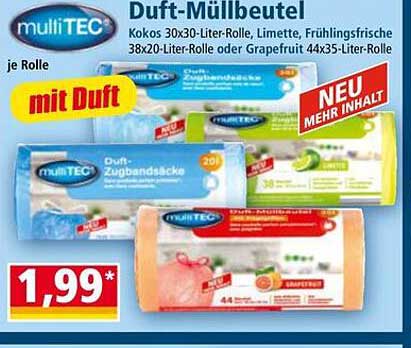 multiTEC Duft-Müllbeutel – Frische für Ihr Zuhause