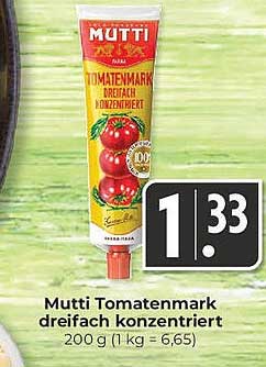 Mutti Tomatenmark dreifach konzentriert 200 g