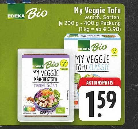 My Veggie Tofu - Verschiedene Sorten in 200 g Packungen