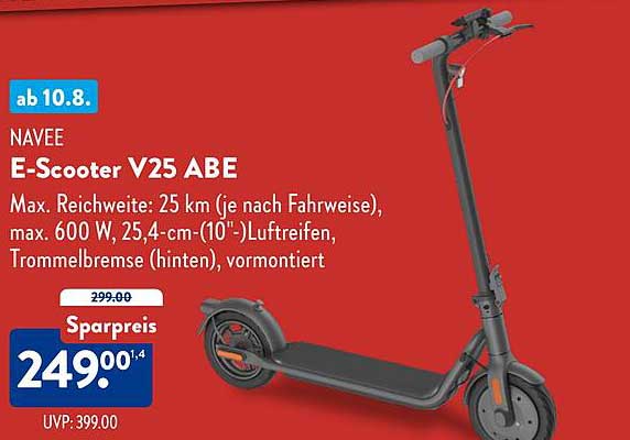 Navee E-Scooter V25 ABE