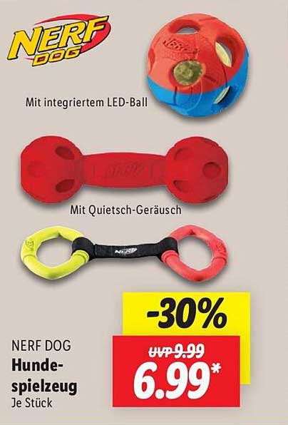 NERF DOG Hundespielzeug - Je Stück