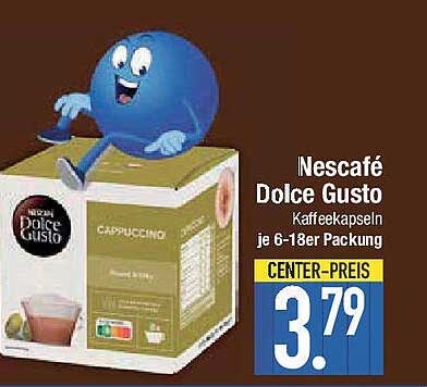Nescafé Dolce Gusto Kaffeekapseln je 6-18er Packung