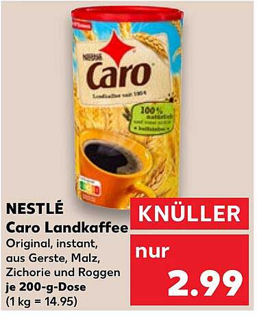 NESTLÉ Caro Landkaffee, 200-g-Dose