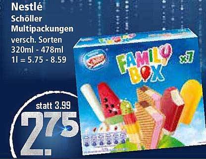 Nestlé Schöller Familly Box Multipackungen